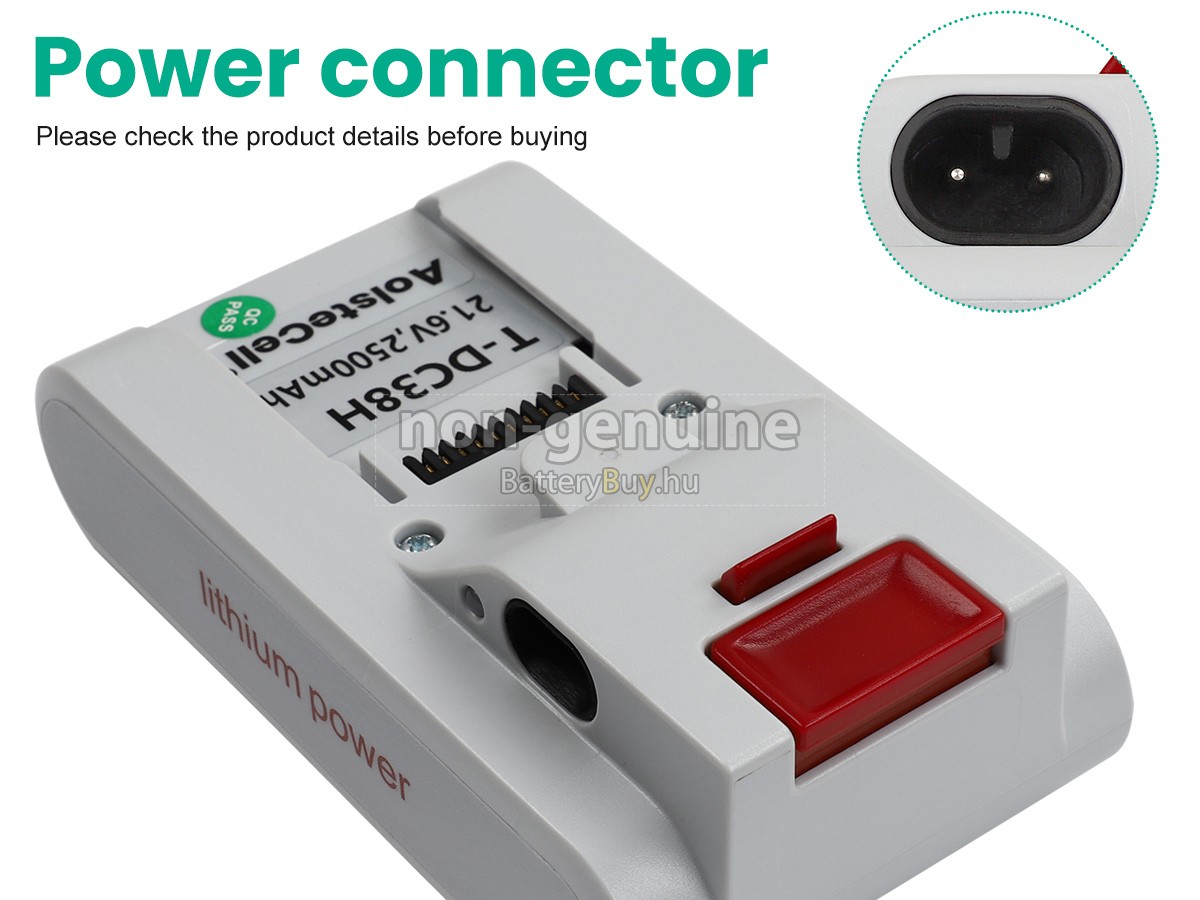 JIMMY T-DC38H helyettesítő akkumulátor