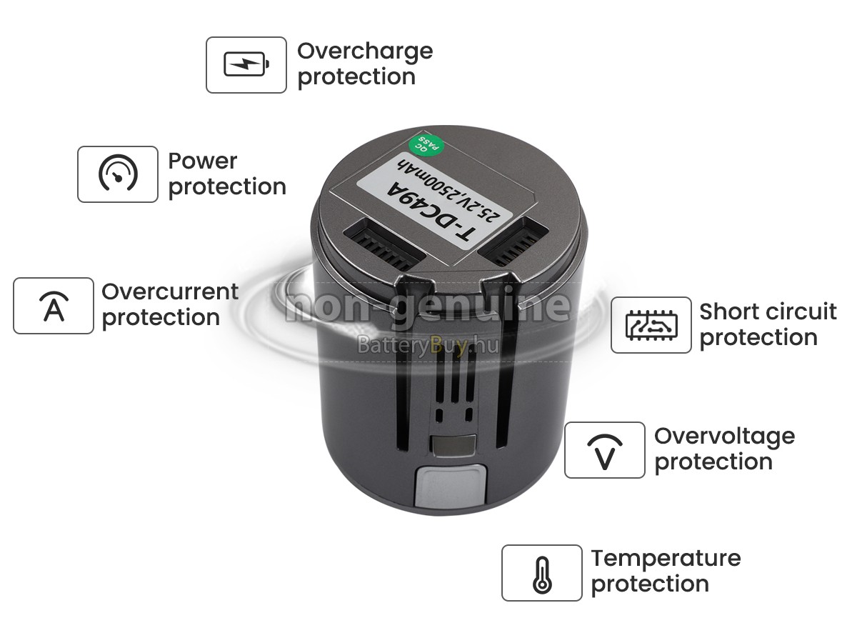 JIMMY JV85 helyettesítő akkumulátor