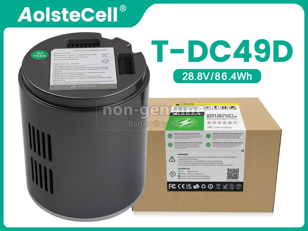 JIMMY T-DC49D helyettesítő akkumulátor