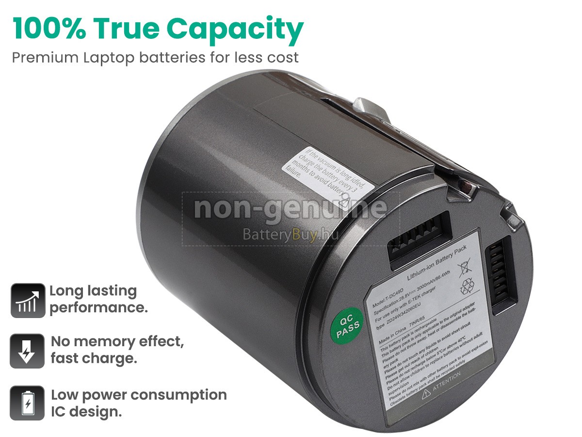 JIMMY T-DC49D helyettesítő akkumulátor