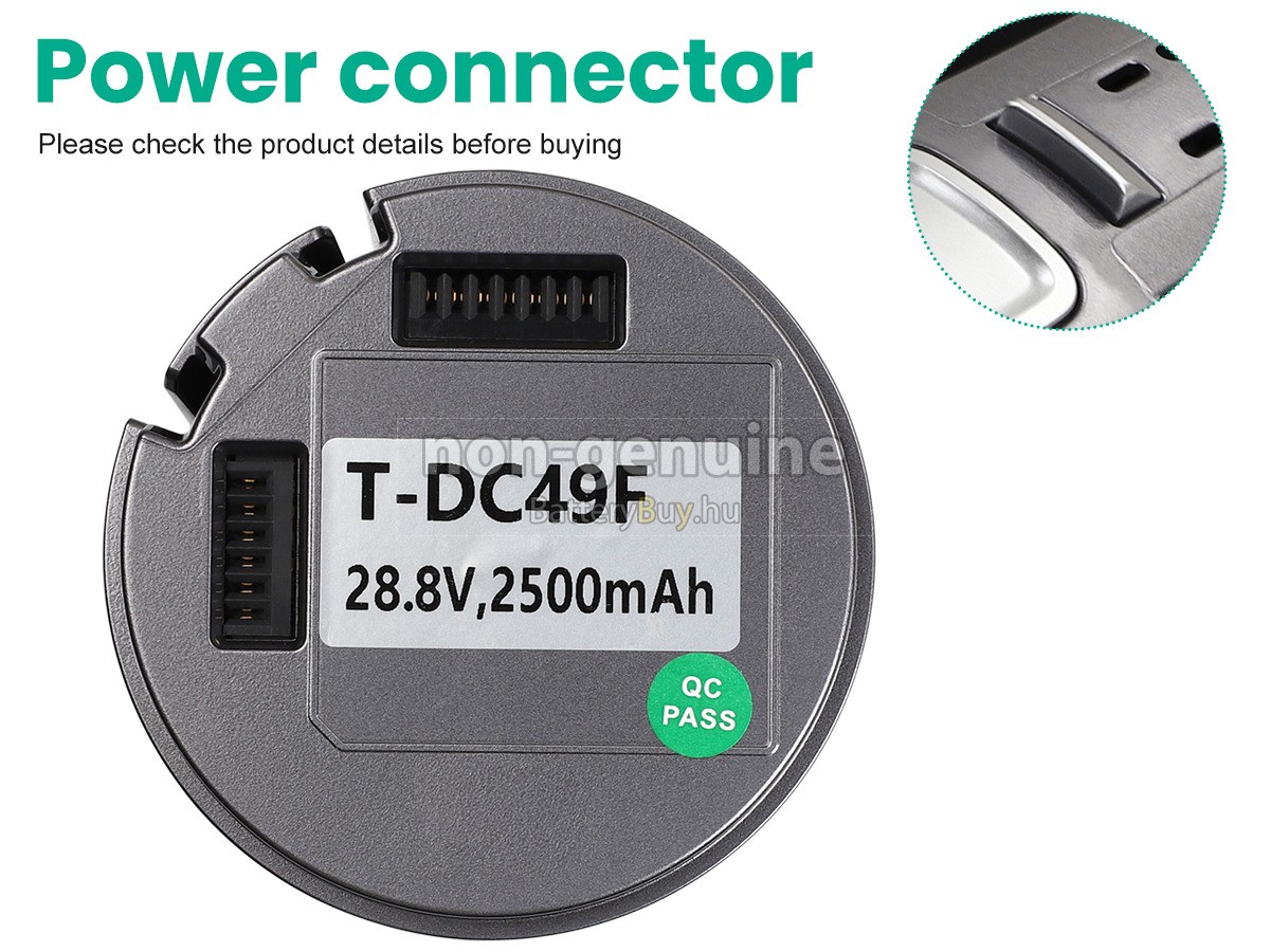 JIMMY T-DC49F helyettesítő akkumulátor