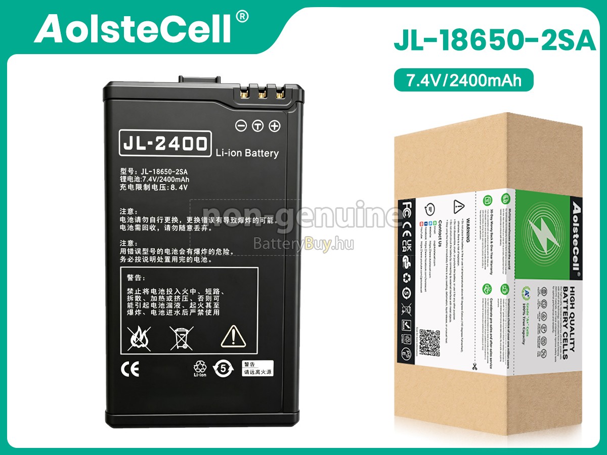 JQTEK JL-18650-2SA helyettesítő akkumulátor
