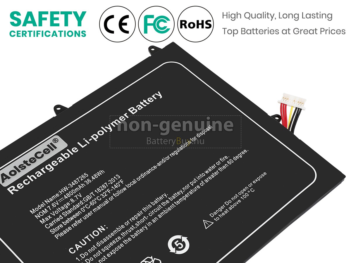 Jumper TREKSTOR PRIMEBOOK C11 helyettesítő akkumulátor