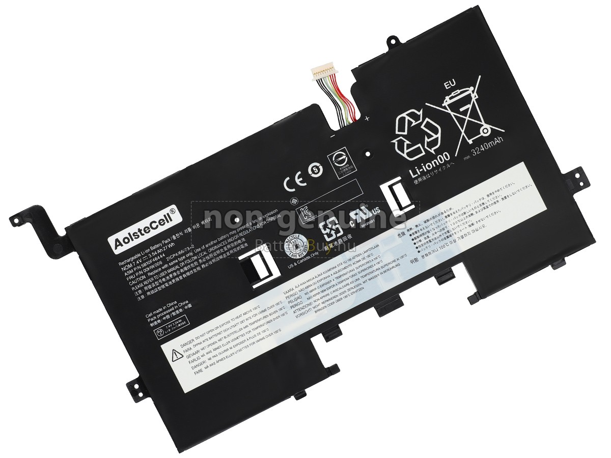 Lenovo 00HW007 helyettesítő akkumulátor