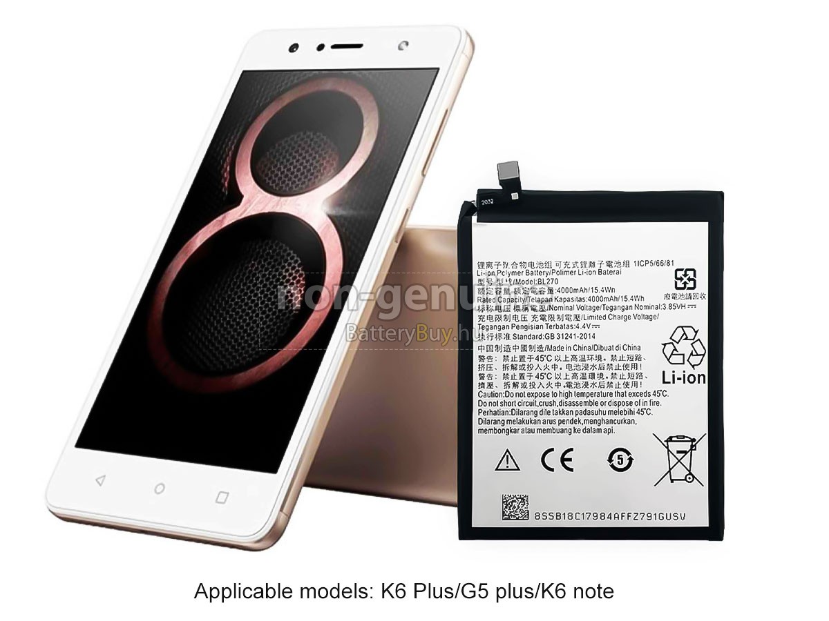 Lenovo BL270 helyettesítő akkumulátor