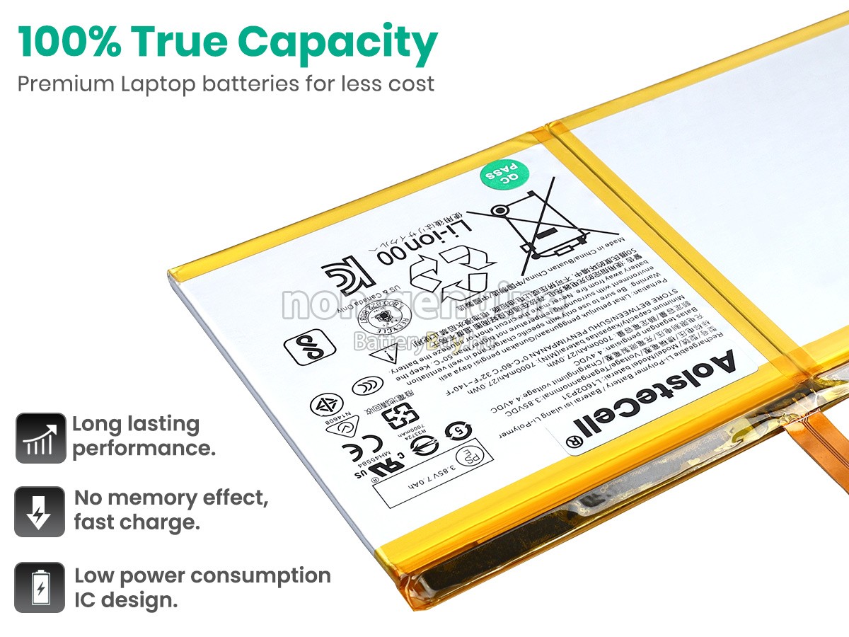 Lenovo L16D2P31 helyettesítő akkumulátor