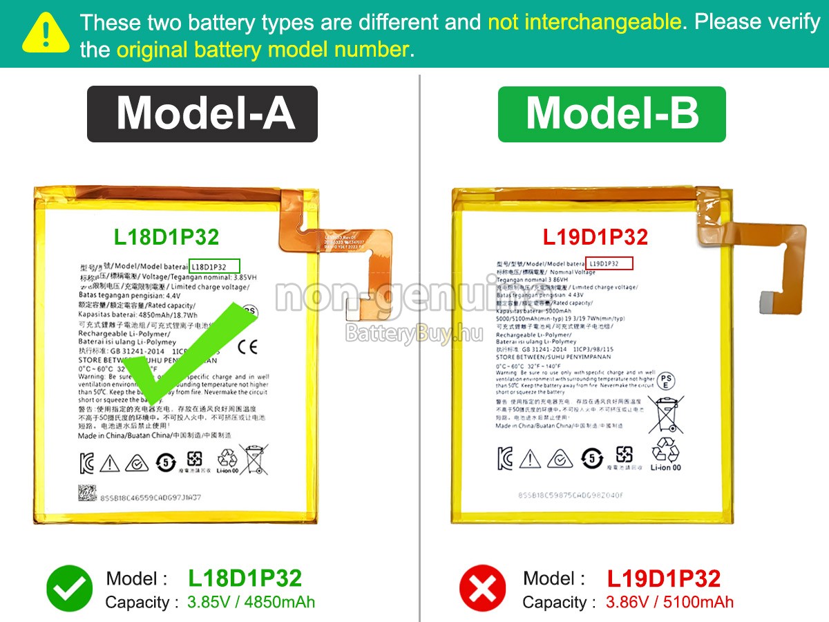 Lenovo TB328FU helyettesítő akkumulátor