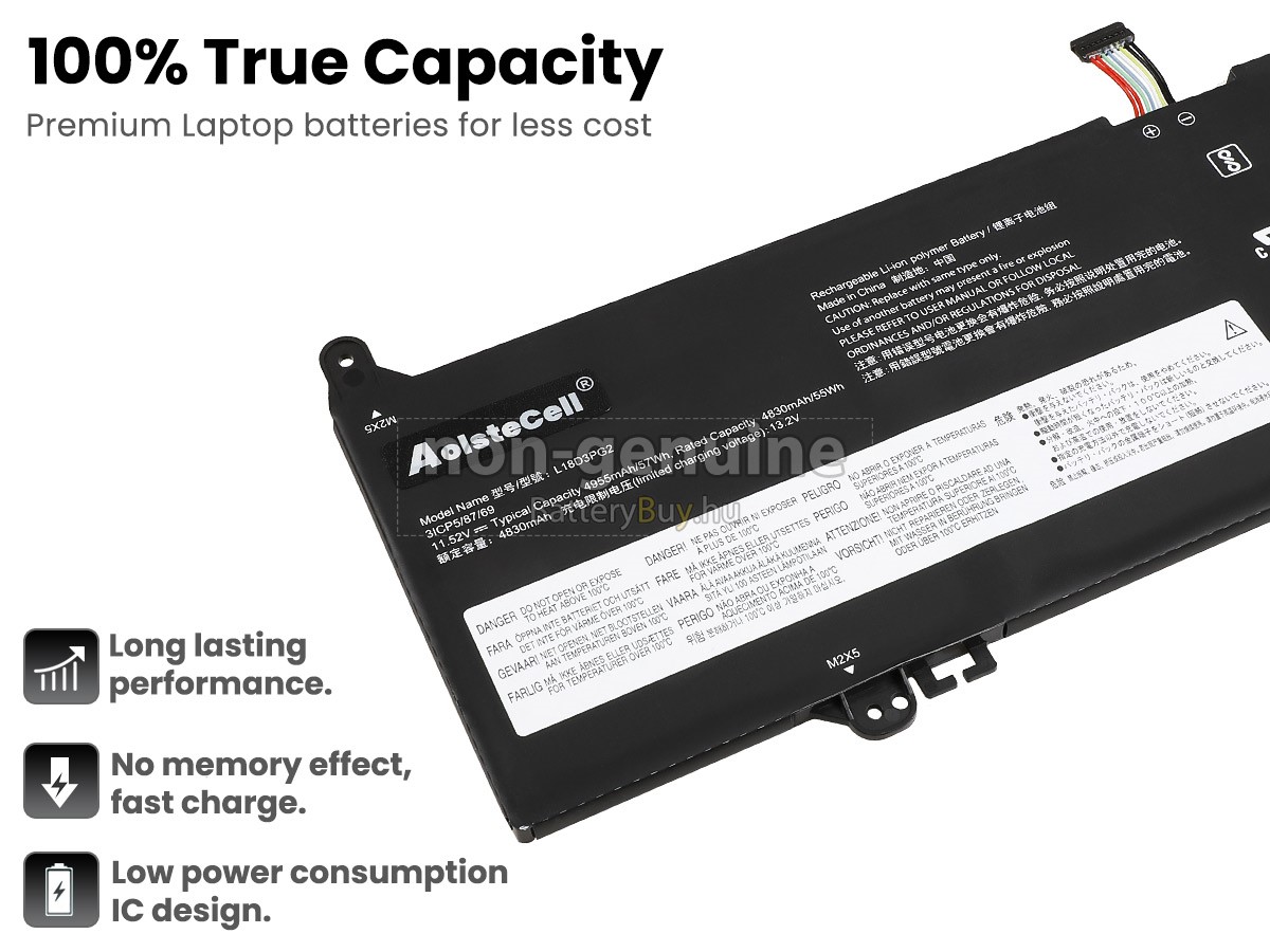 Lenovo 14W-81MQ002JMX helyettesítő akkumulátor