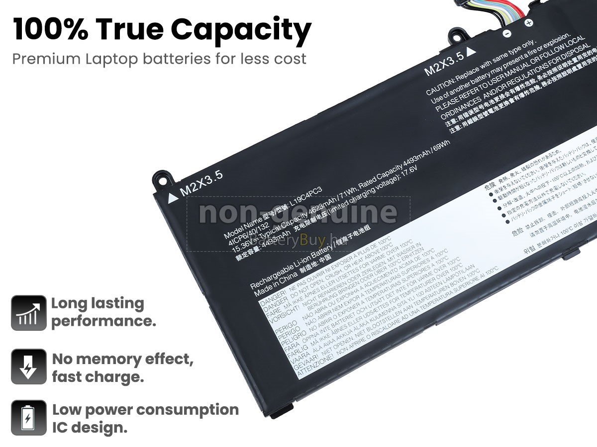 Lenovo LEGION S7-15IMH5-82BC helyettesítő akkumulátor