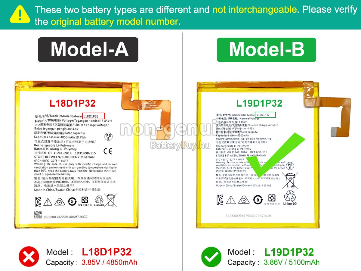 Lenovo TB328FU helyettesítő akkumulátor