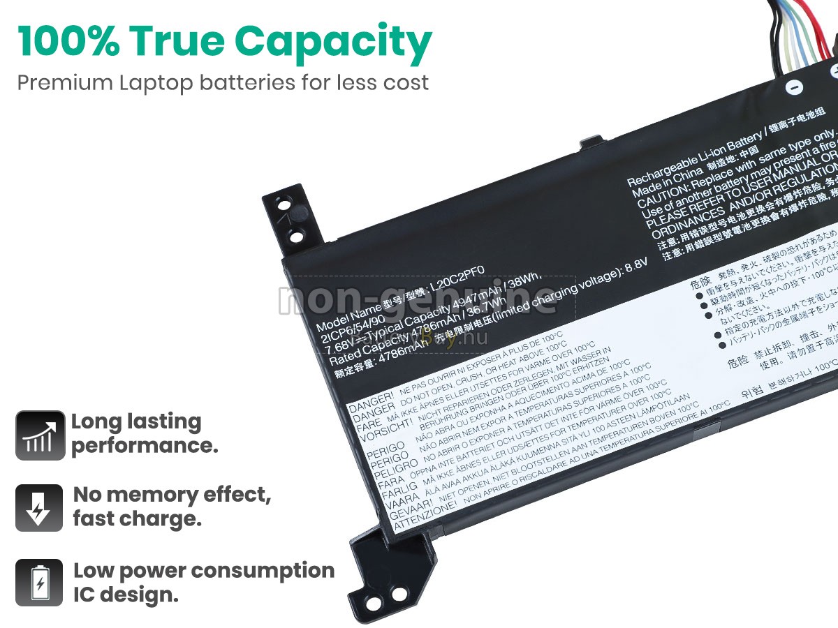 Lenovo IdeaPad 3 15ITL6-82H801V4AX helyettesítő akkumulátor