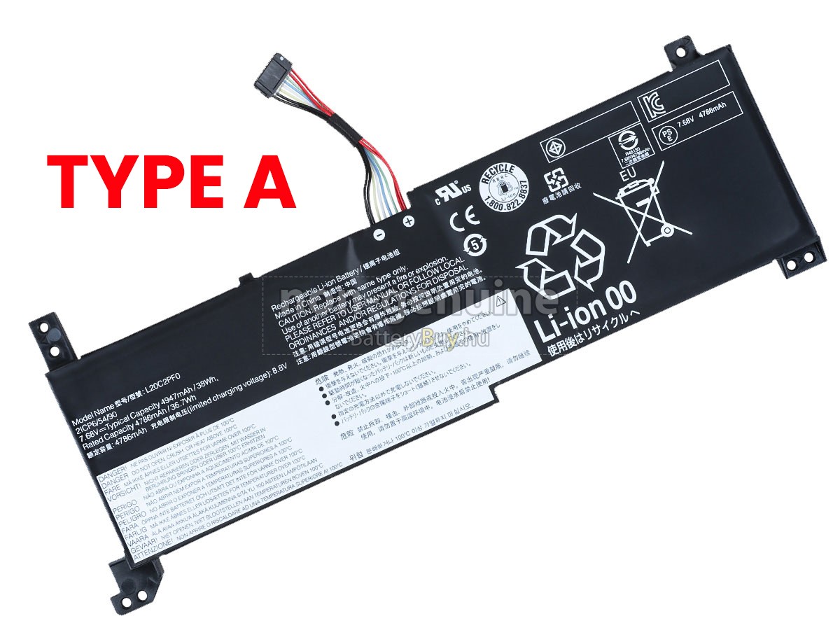 Lenovo IdeaPad 3 15ITL6-82H801V4AX helyettesítő akkumulátor