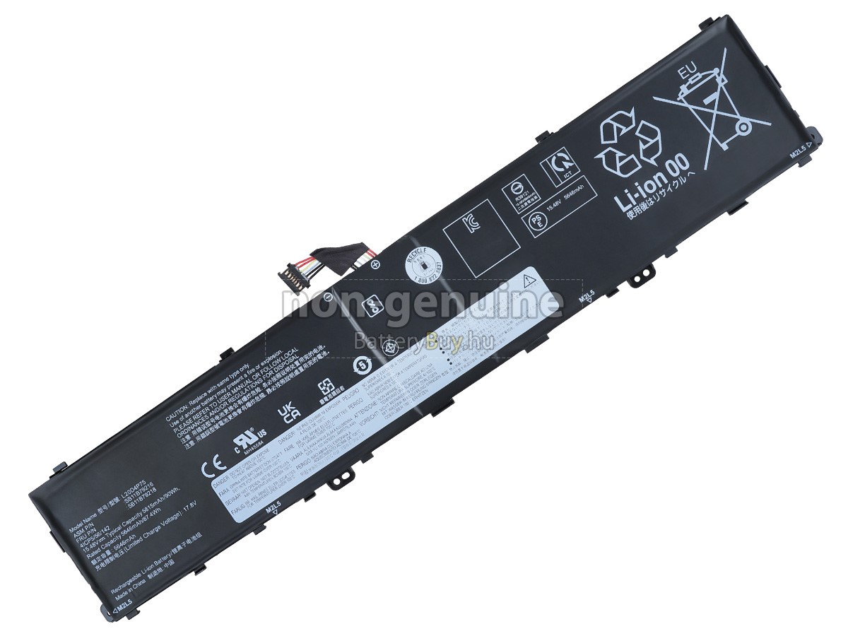 Lenovo ThinkPad X1 EXTREME GEN 4-20Y5005HMH helyettesítő akkumulátor