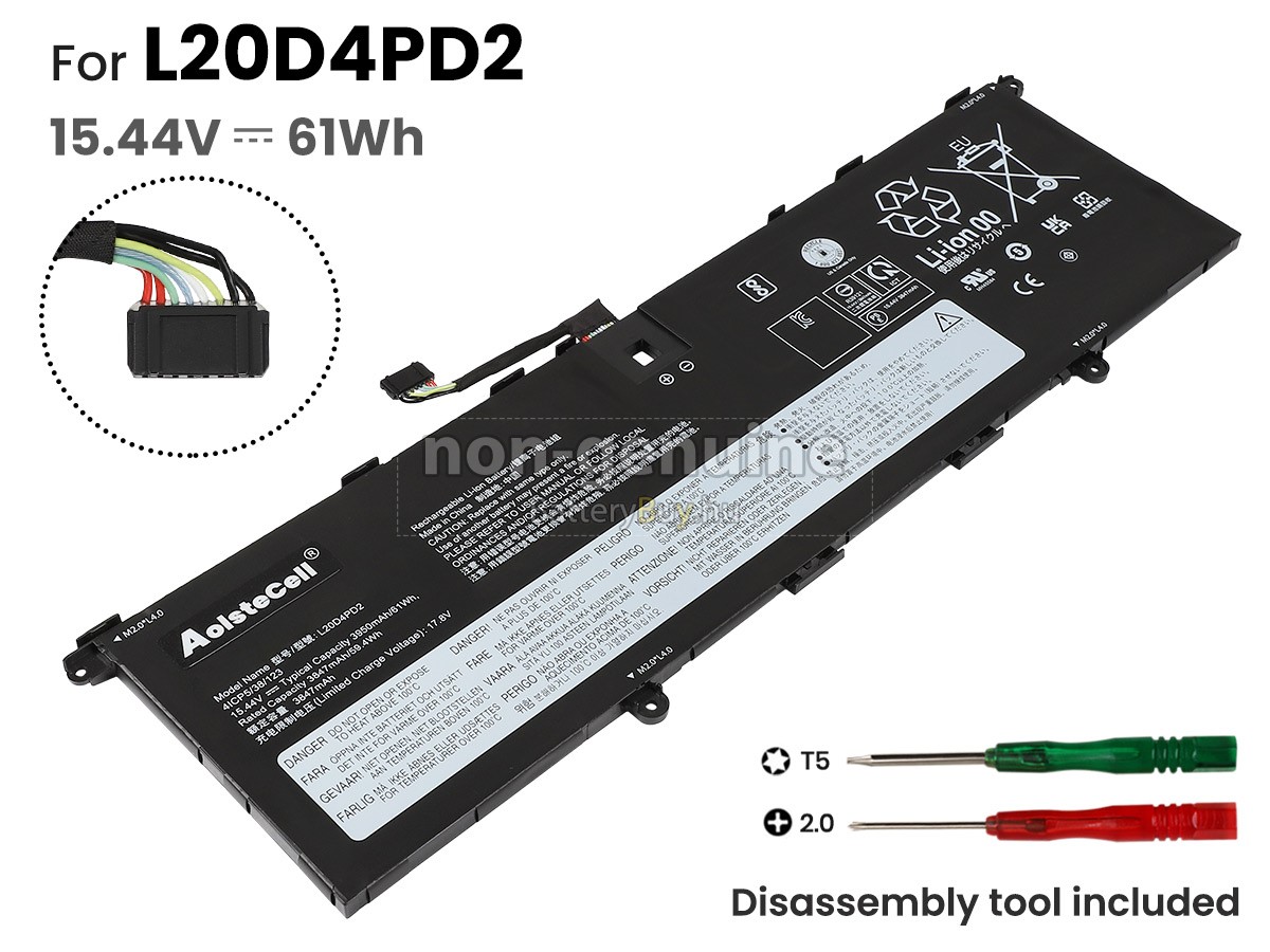 Lenovo THINKBOOK 14P G2 ACH-20YN0009HH helyettesítő akkumulátor