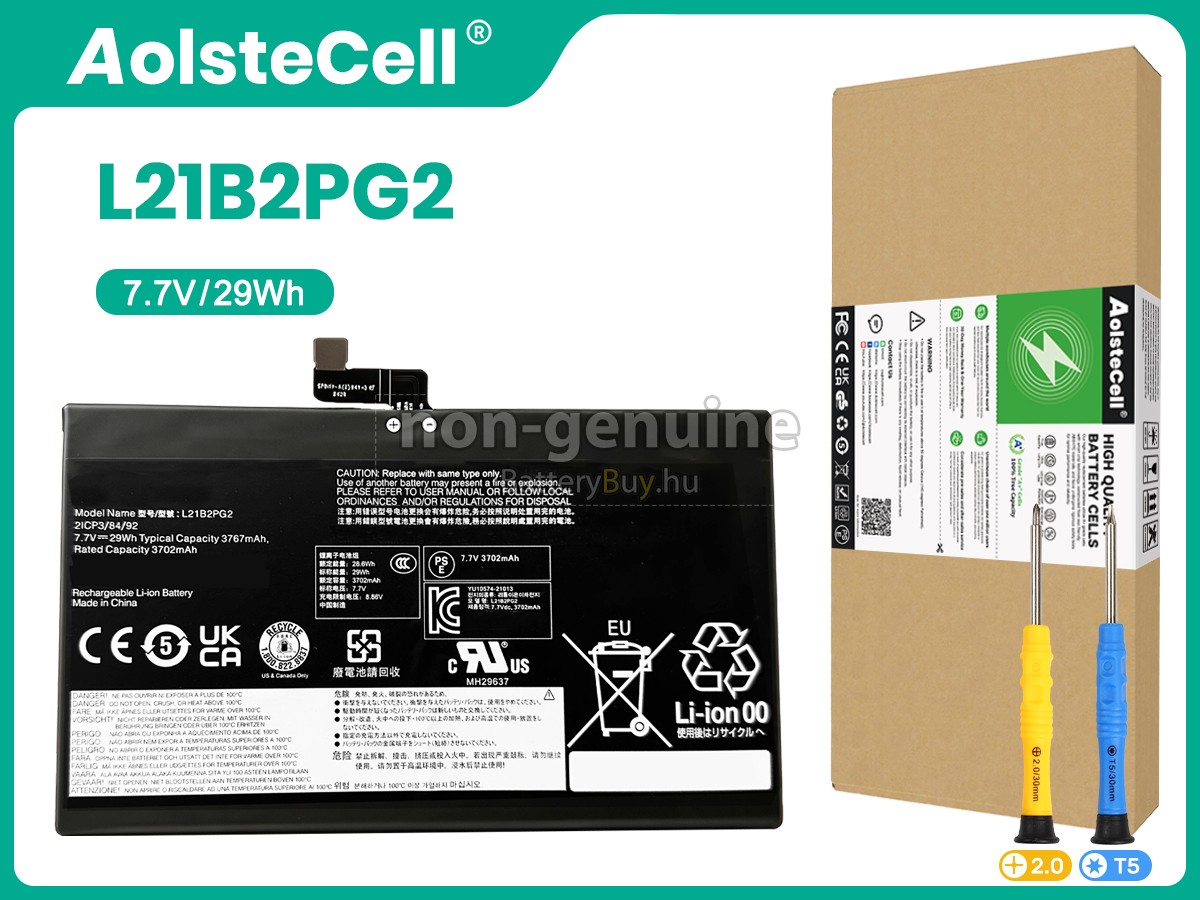 Lenovo 5B11F38377 helyettesítő akkumulátor