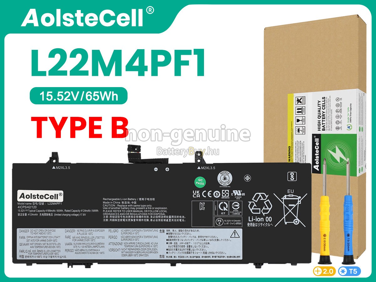 Lenovo YOGA SLIM 6 14APU8-82X30044MH helyettesítő akkumulátor