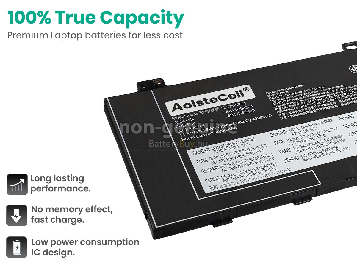 Lenovo SB11H56305 helyettesítő akkumulátor