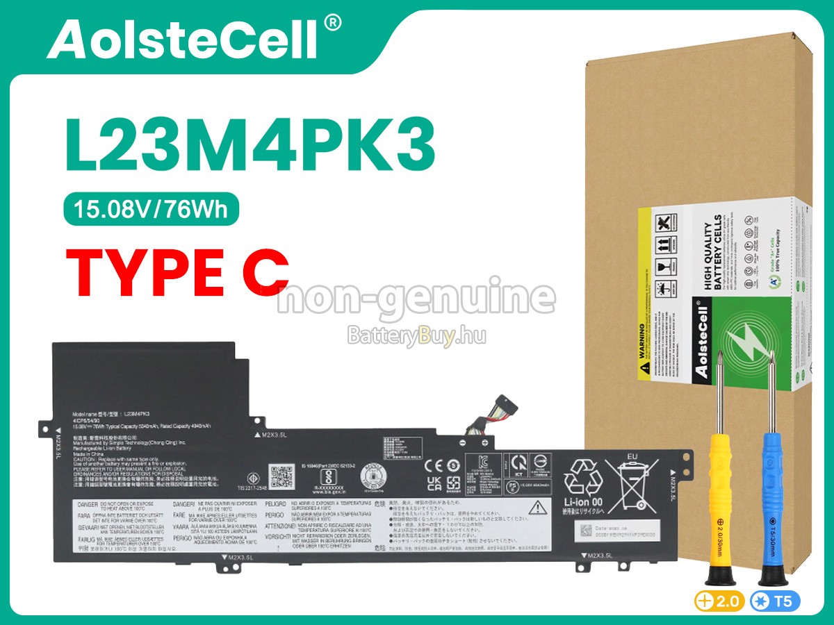 Lenovo IdeaPad SLIM 5 16AHP9-83DD004GFR helyettesítő akkumulátor