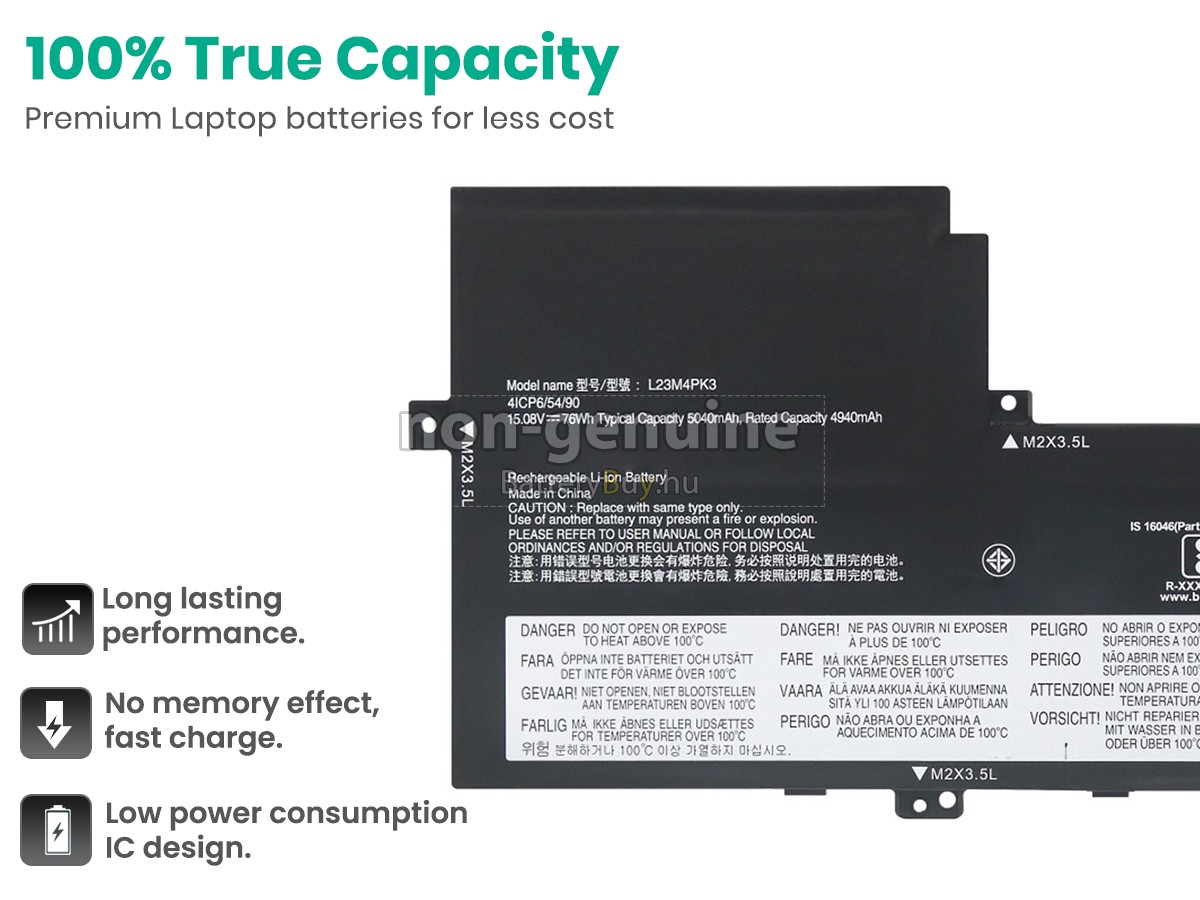 Lenovo IdeaPad SLIM 5 16AHP9-83DD004GFR helyettesítő akkumulátor
