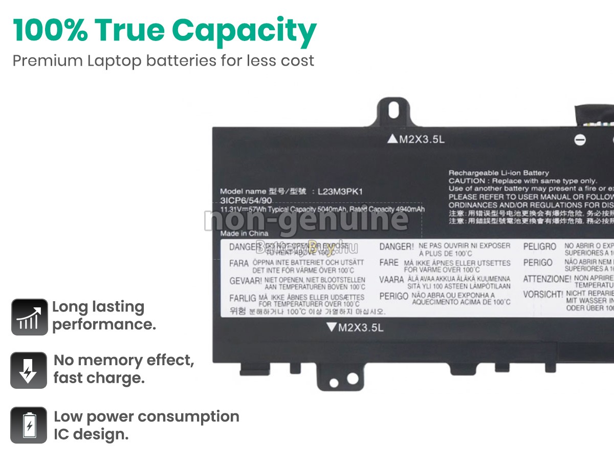 Lenovo IdeaPad SLIM 5 16AHP9-83DD004GFR helyettesítő akkumulátor