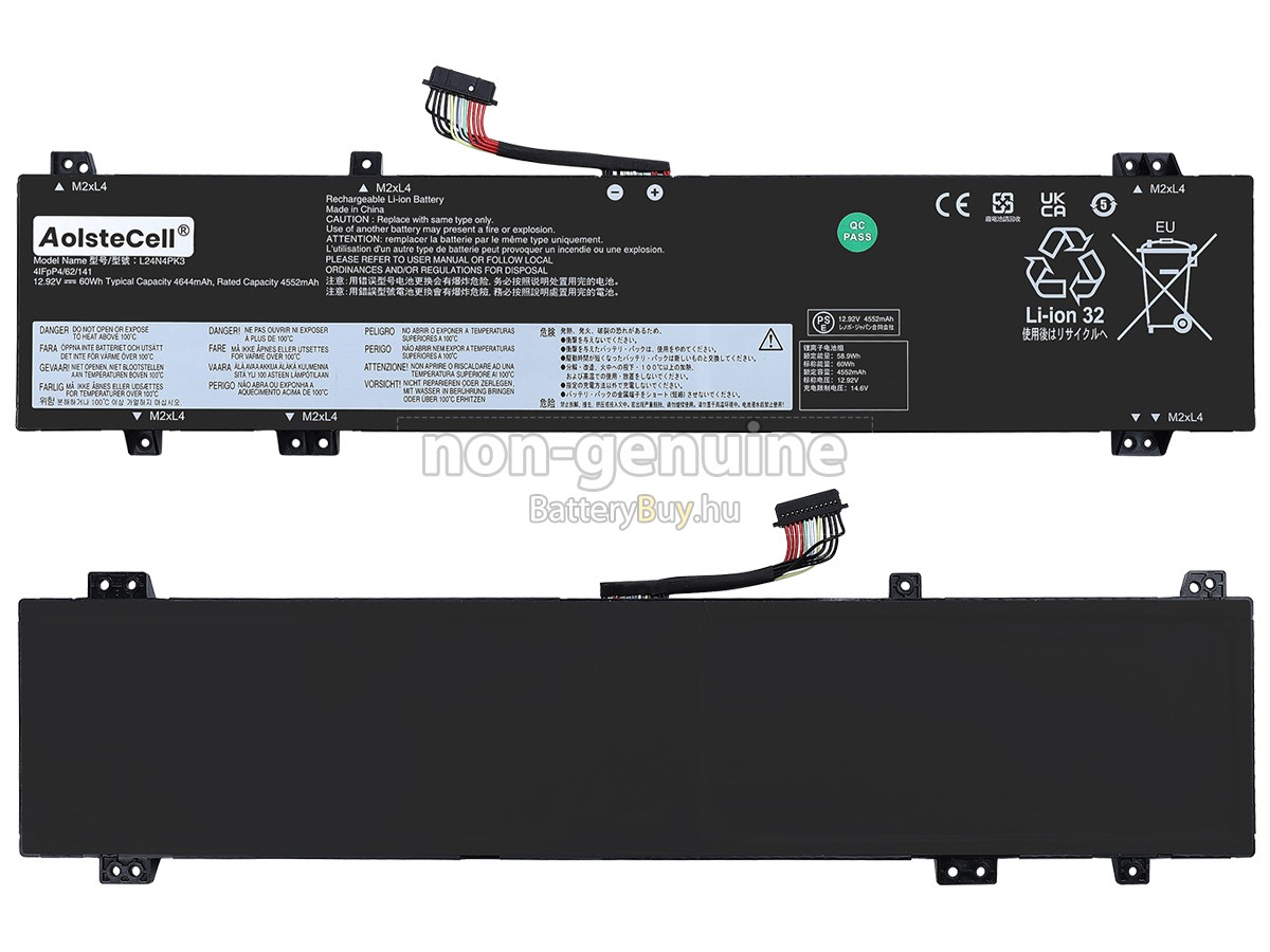 Lenovo L24N4PK3 helyettesítő akkumulátor