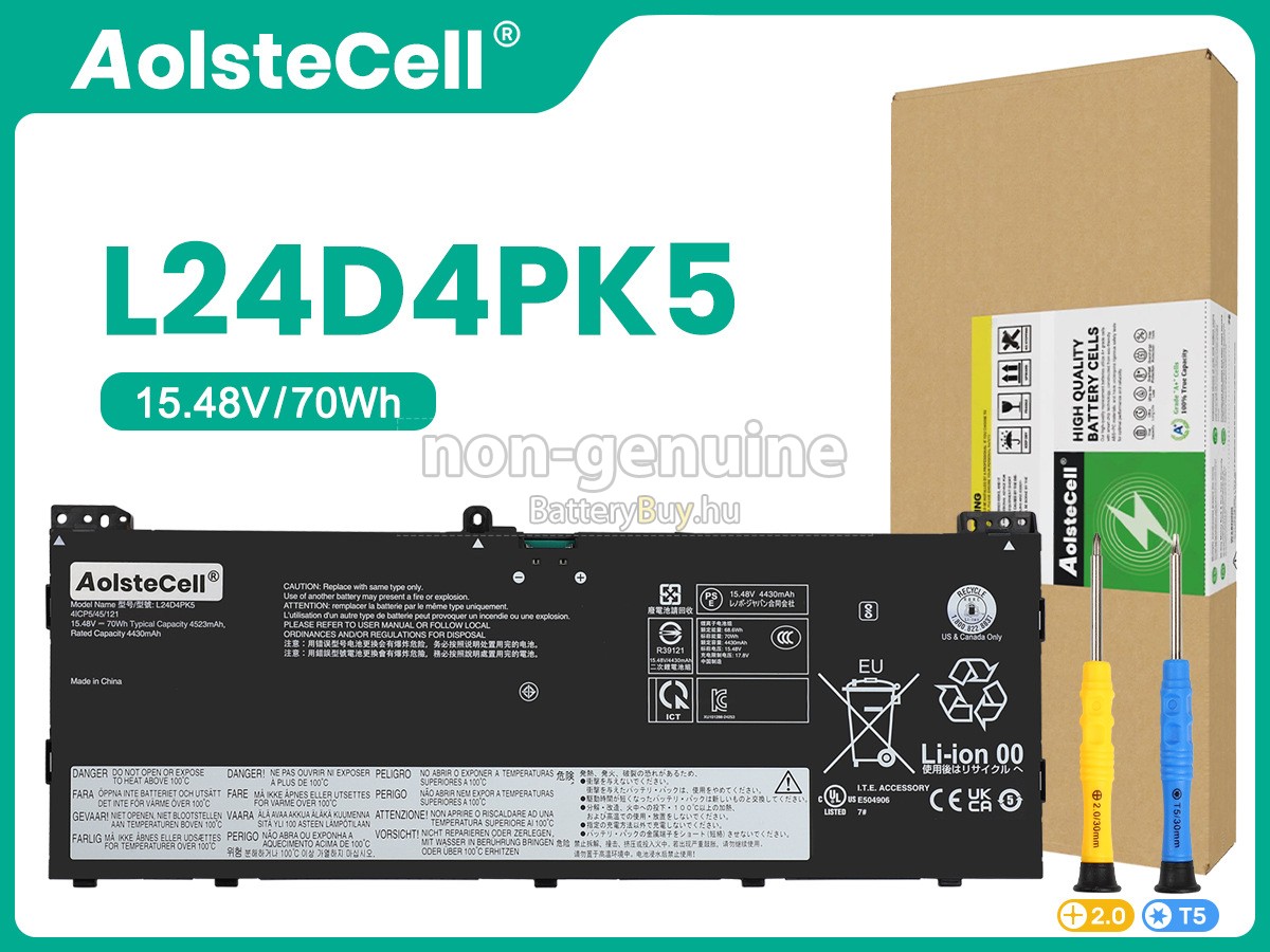 Lenovo L24M4PK5 helyettesítő akkumulátor