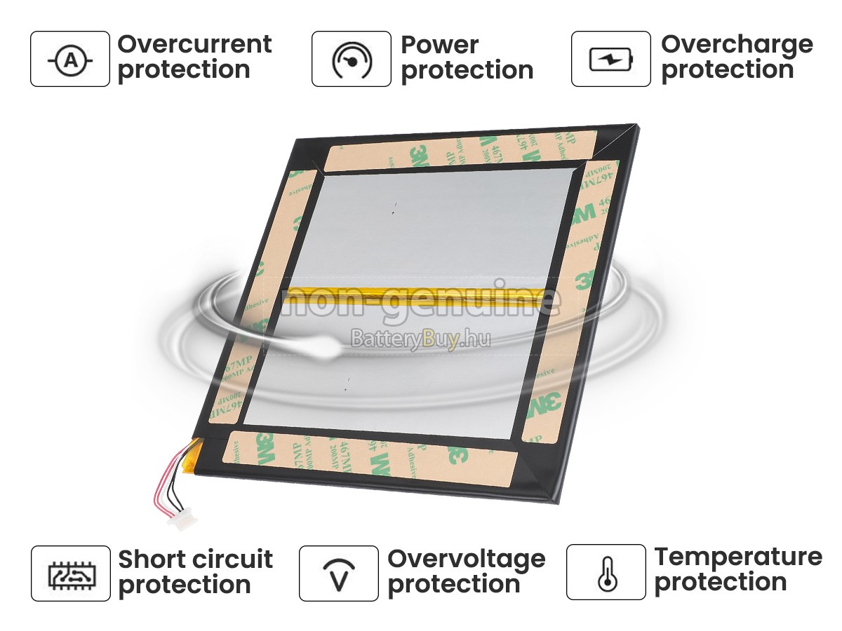 Lenovo IdeaPad MIIX 310-10ICR-80SG006EGE helyettesítő akkumulátor