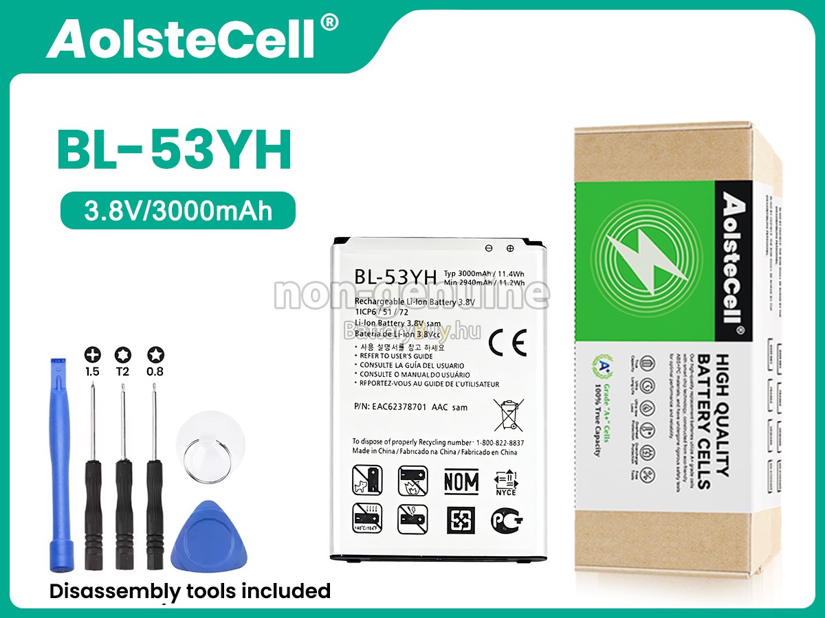 LG D851 helyettesítő akkumulátor