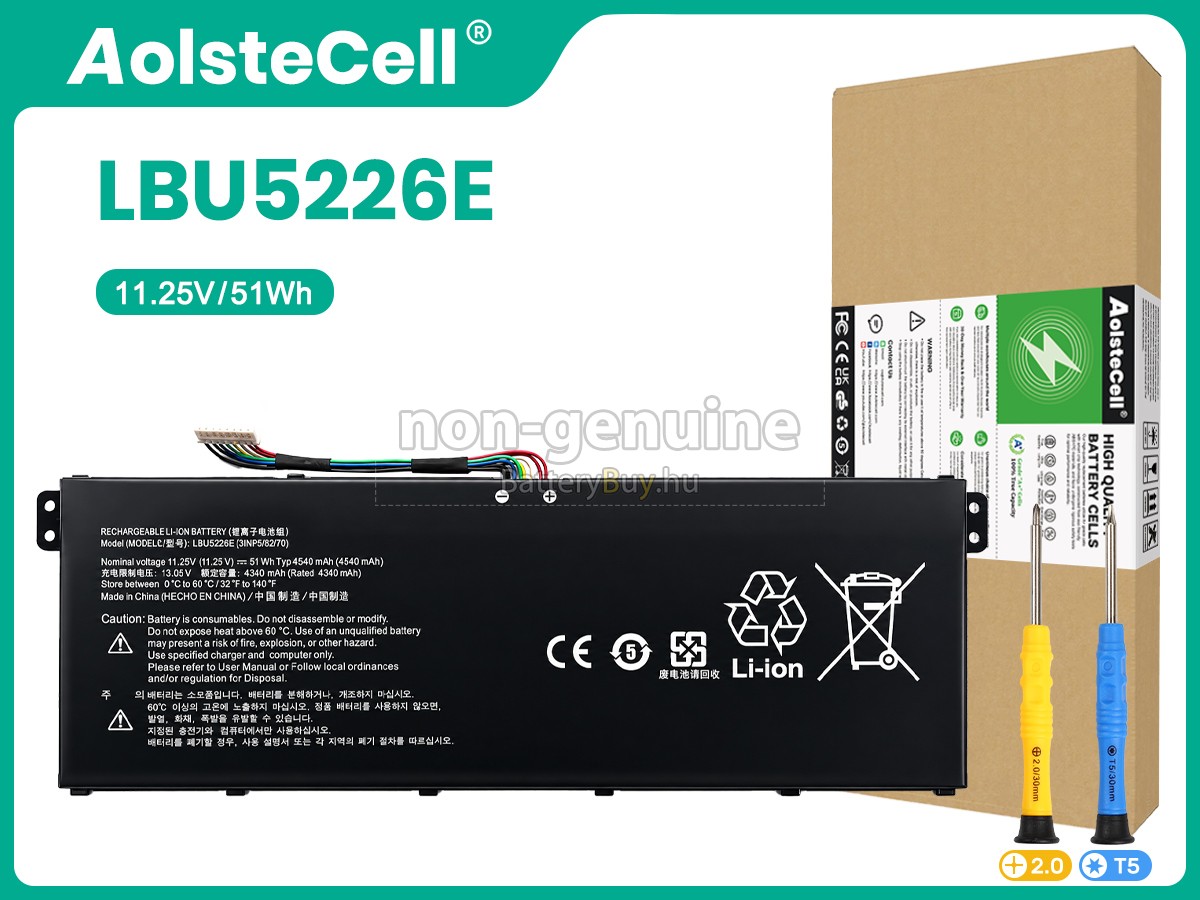 LG EAC64581401 helyettesítő akkumulátor