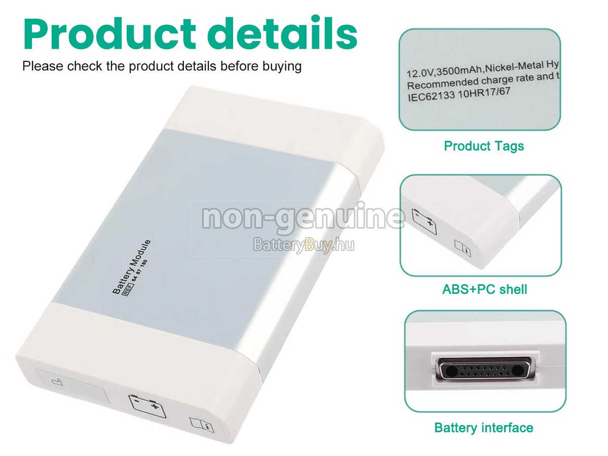 Maquet SERVO-I helyettesítő akkumulátor