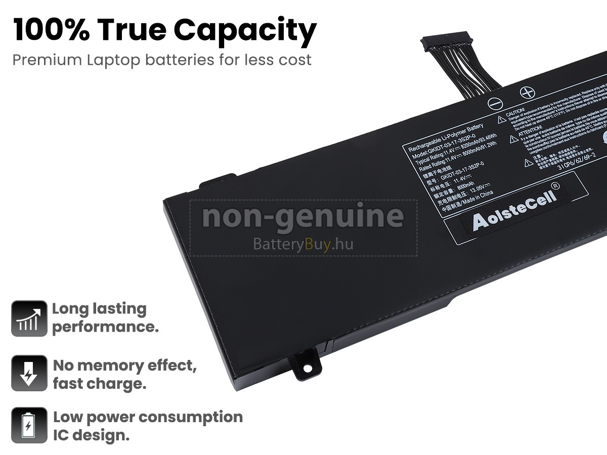 Mechrevo GKIDT-03-17-3S2P-0 helyettesítő akkumulátor