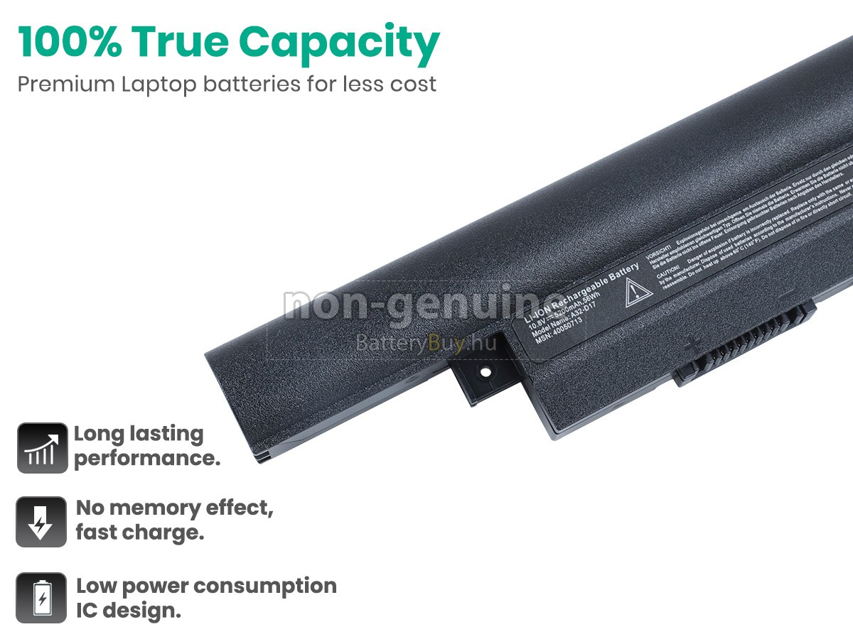 Medion A41-D17 helyettesítő akkumulátor