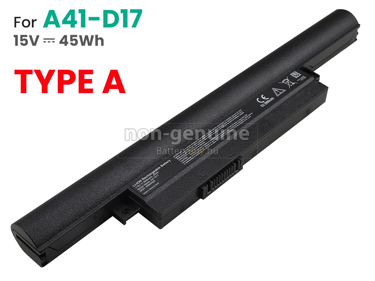 Medion A41-D17 helyettesítő akkumulátor