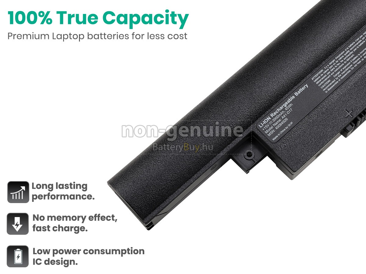 Medion A41-D17 helyettesítő akkumulátor