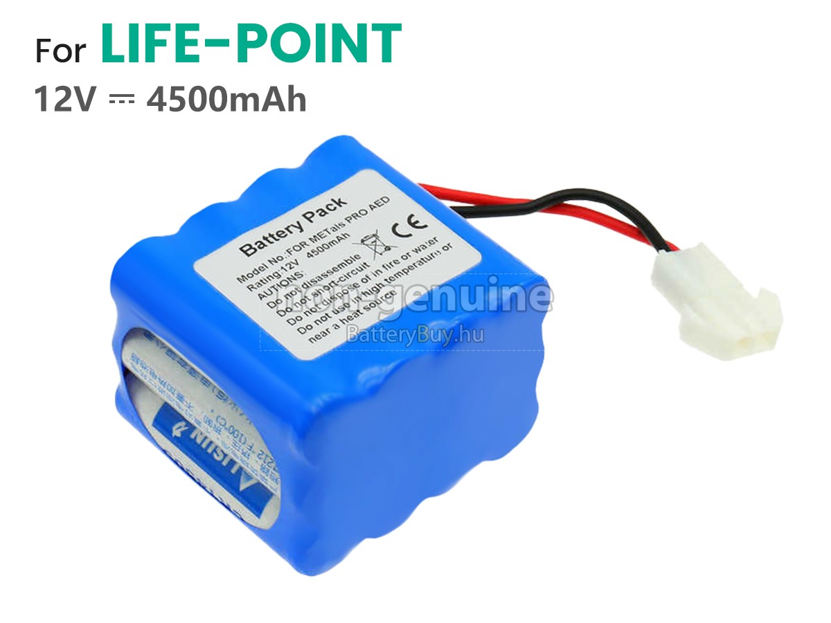 METals LIFE-POINT helyettesítő akkumulátor