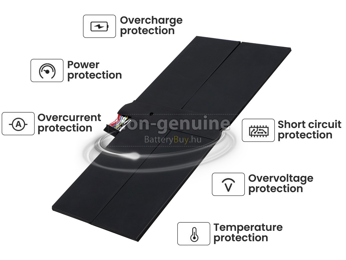 Microsoft Surface Pro 7 1866 laptop helyettesítő akkumulátor