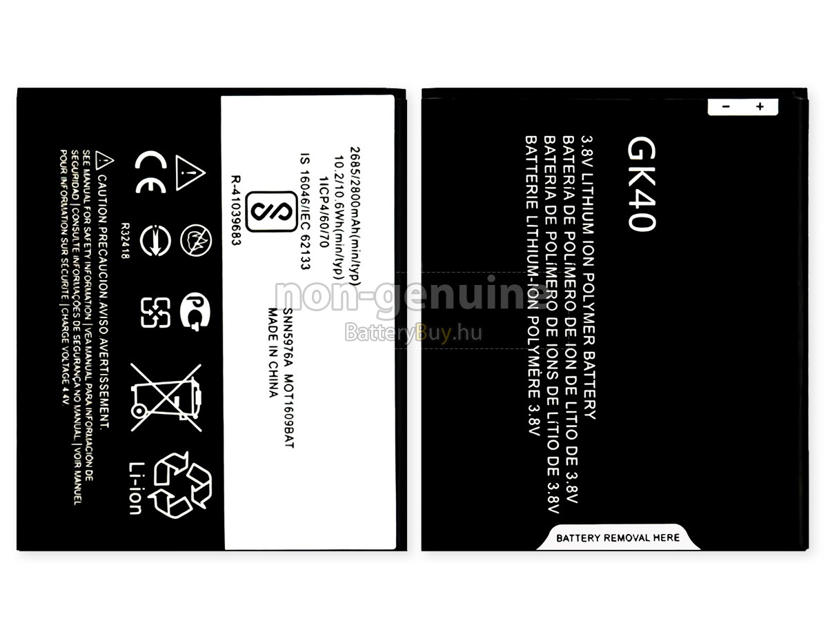 Motorola E4 XT1766 helyettesítő akkumulátor