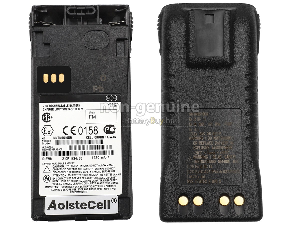 Motorola GP340 ATEX helyettesítő akkumulátor