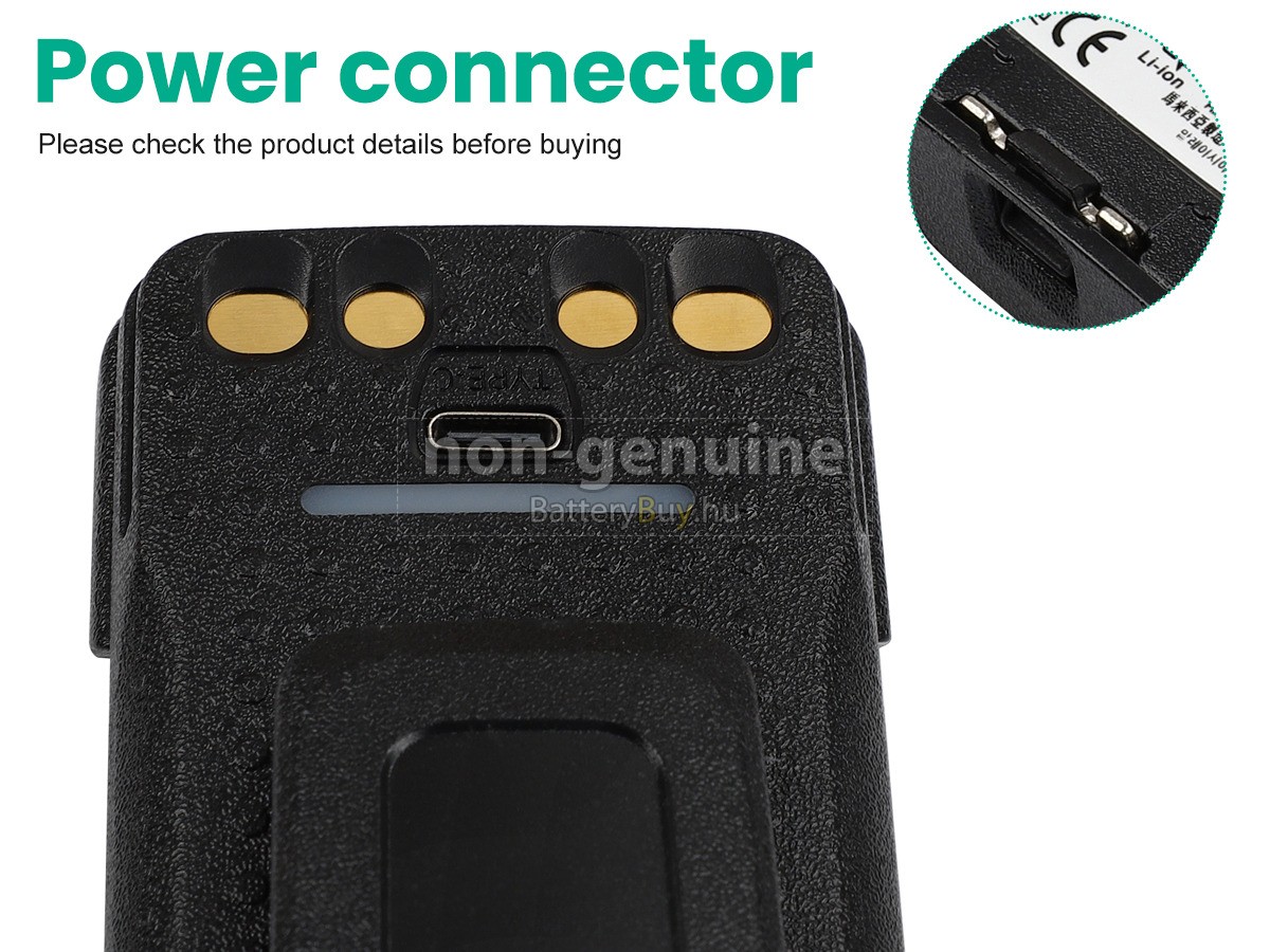 Motorola PMNN4493AC helyettesítő akkumulátor