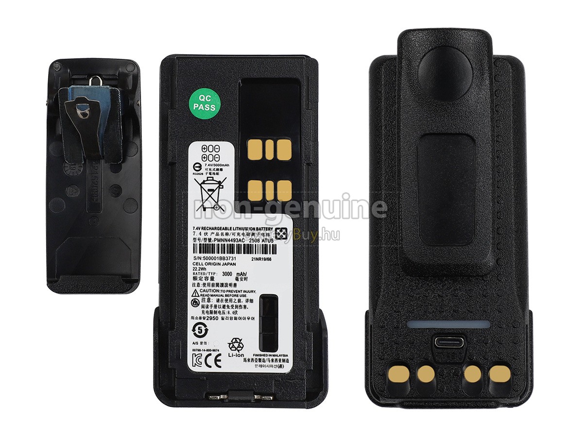 Motorola PMNN4493AC helyettesítő akkumulátor