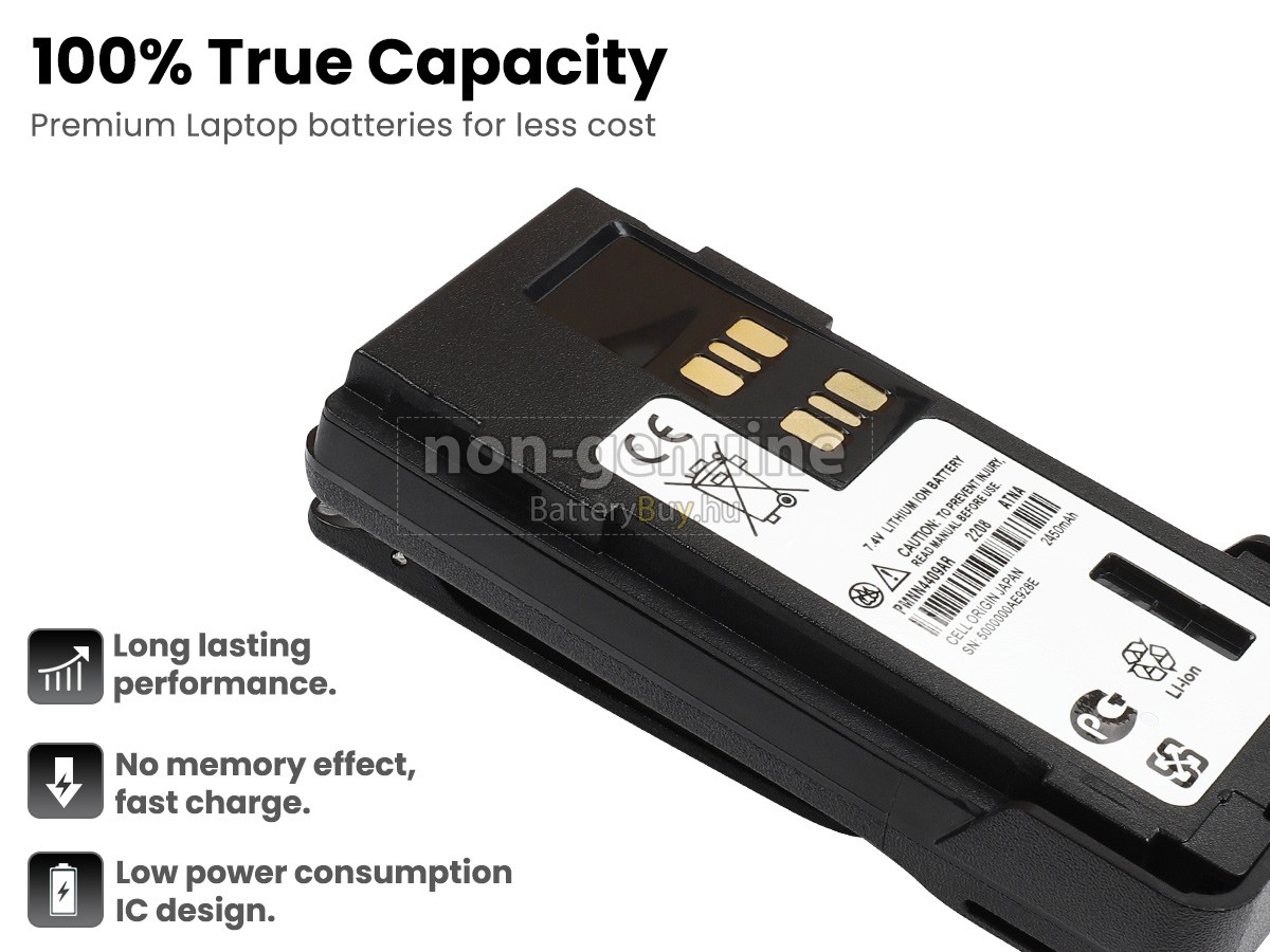 Motorola PMNN4412AR helyettesítő akkumulátor