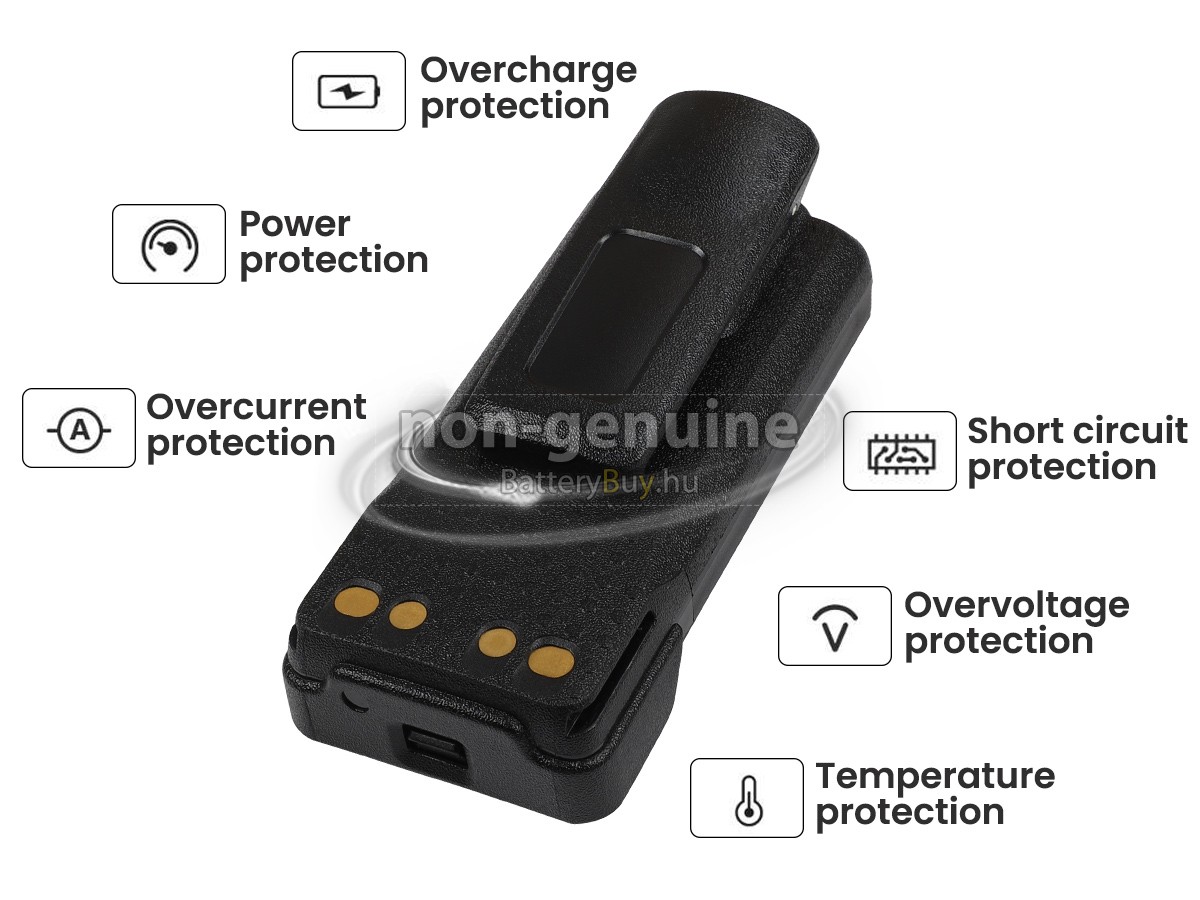 Motorola PMNN4412AR helyettesítő akkumulátor