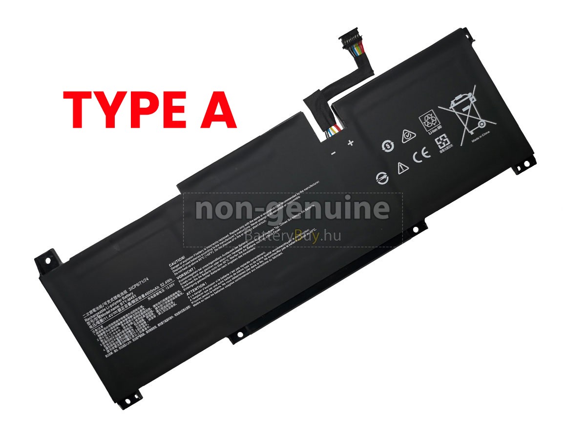 MSI MODERN 14 C12M-040NL helyettesítő akkumulátor