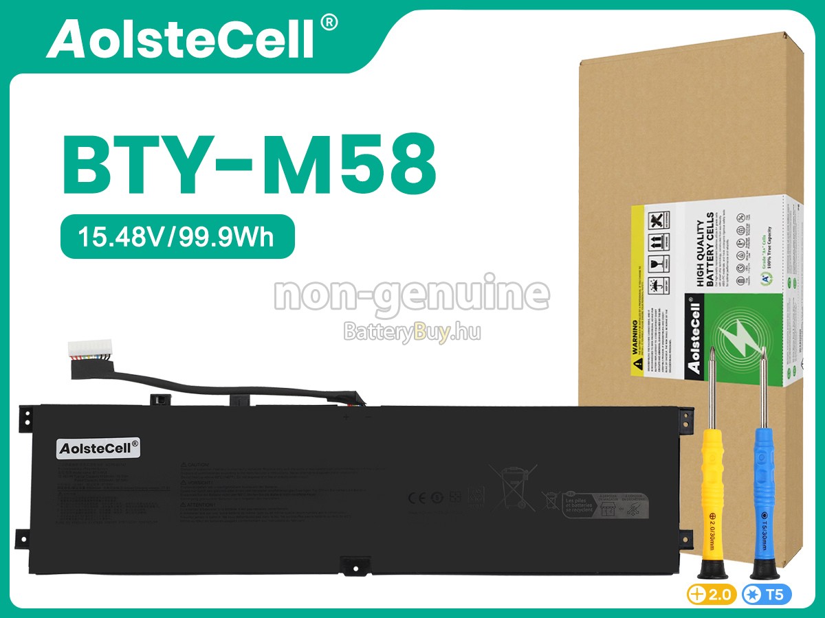 MSI BTY-M58 helyettesítő akkumulátor