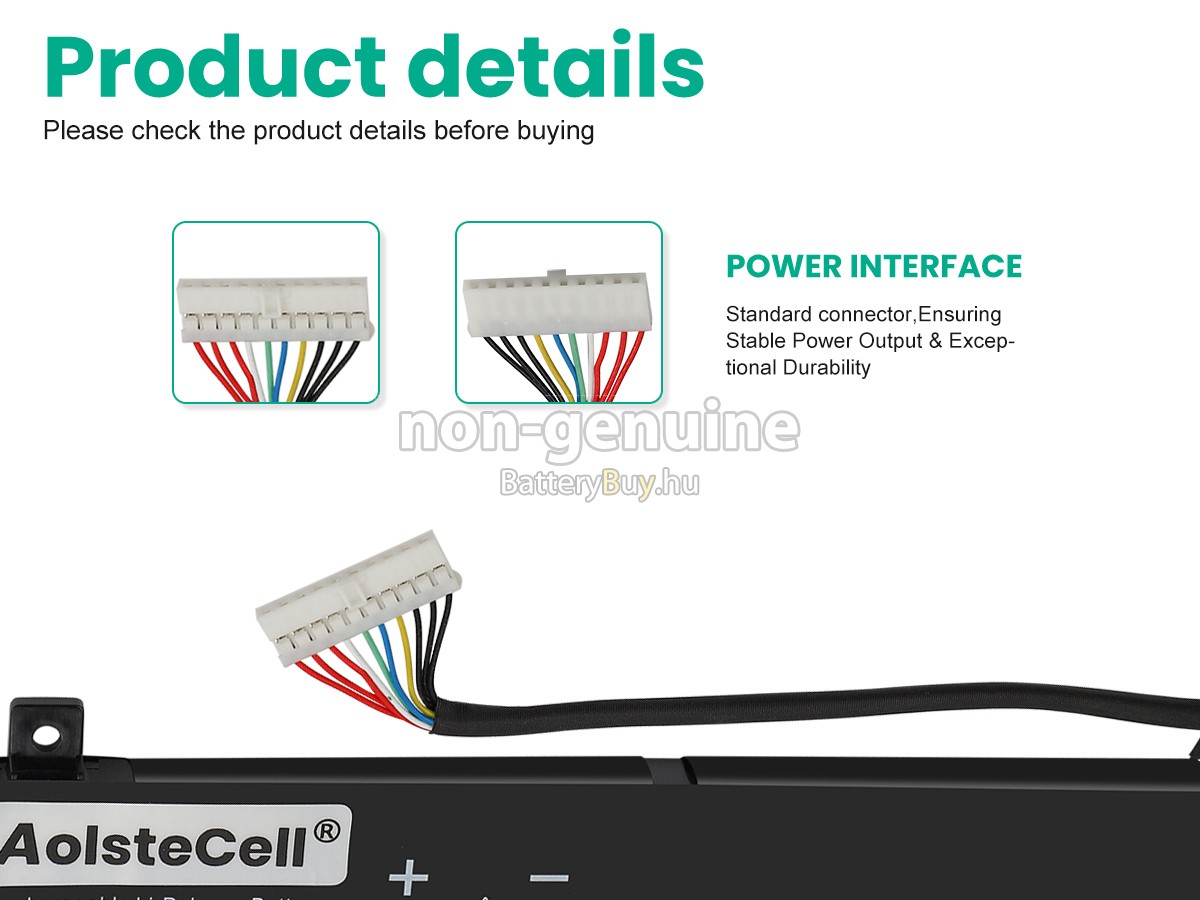 MSI MS-15F2 helyettesítő akkumulátor