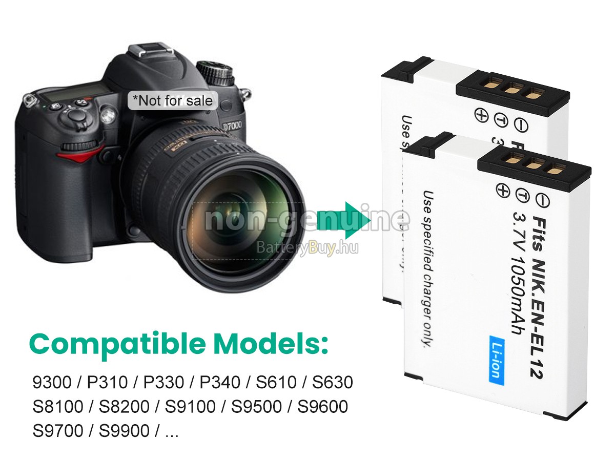 Nikon A1000 helyettesítő akkumulátor