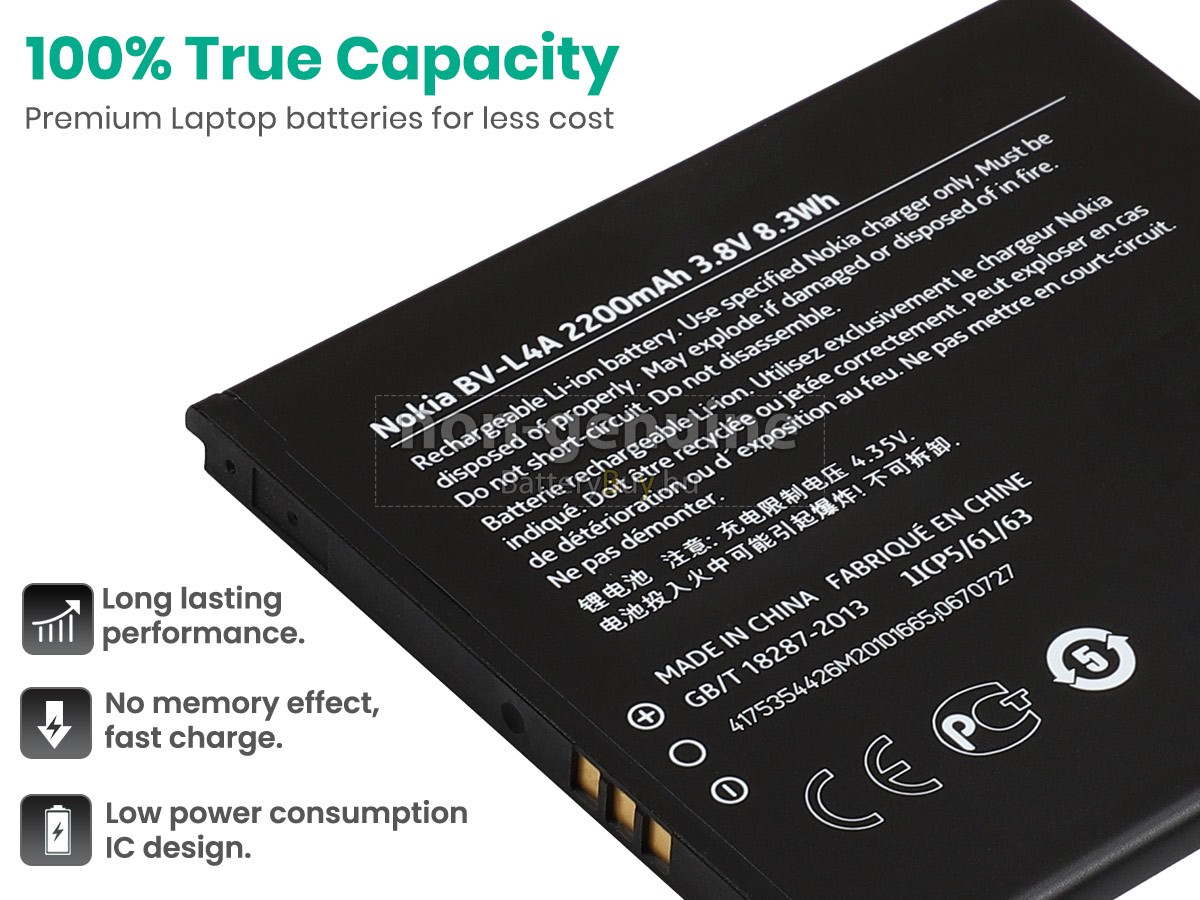 Nokia BL-L4A helyettesítő akkumulátor