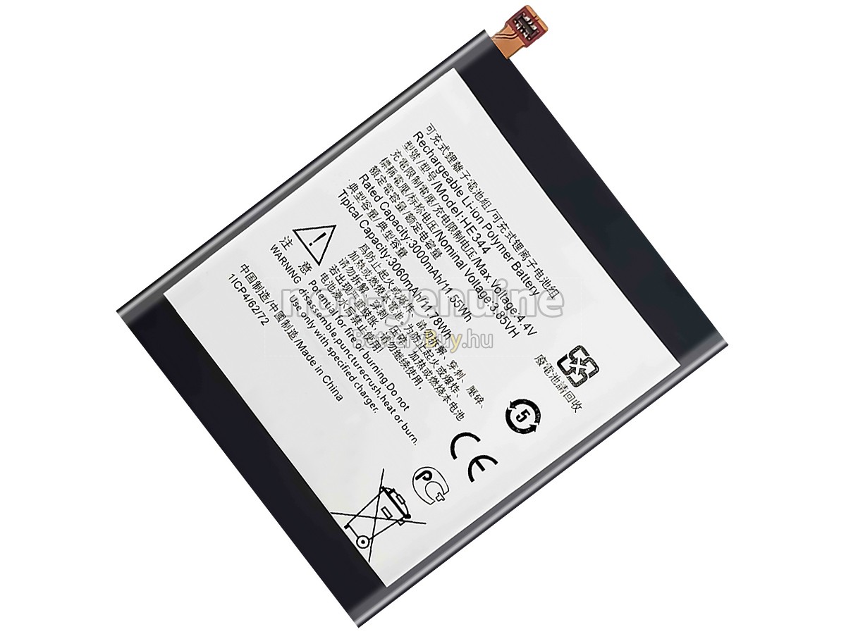 Nokia HE344 helyettesítő akkumulátor