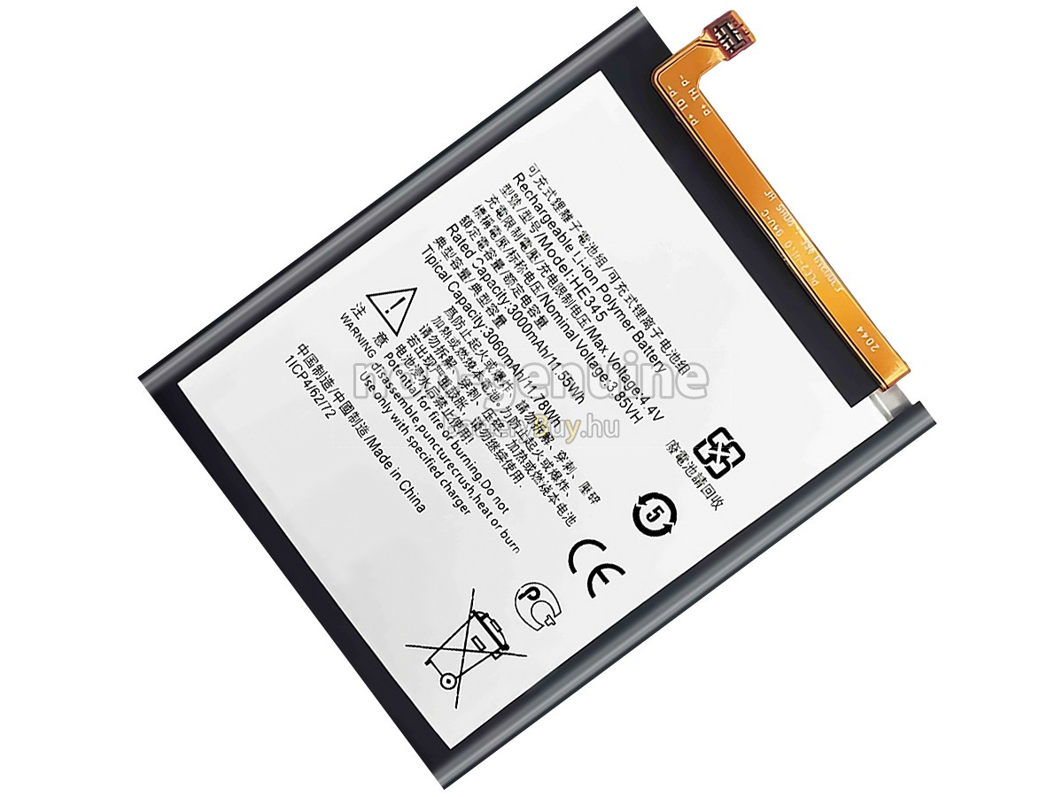 Nokia HE345 helyettesítő akkumulátor