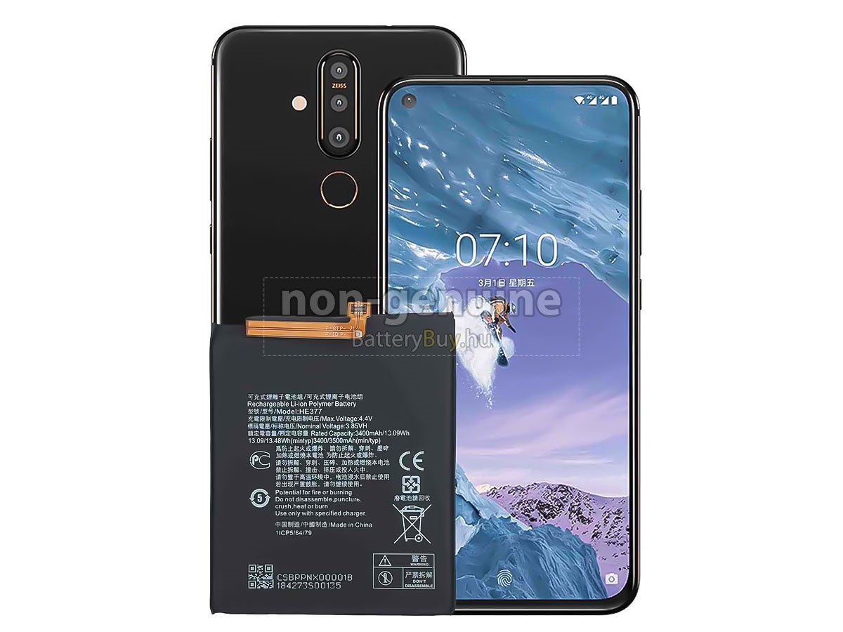 Nokia HE377 helyettesítő akkumulátor